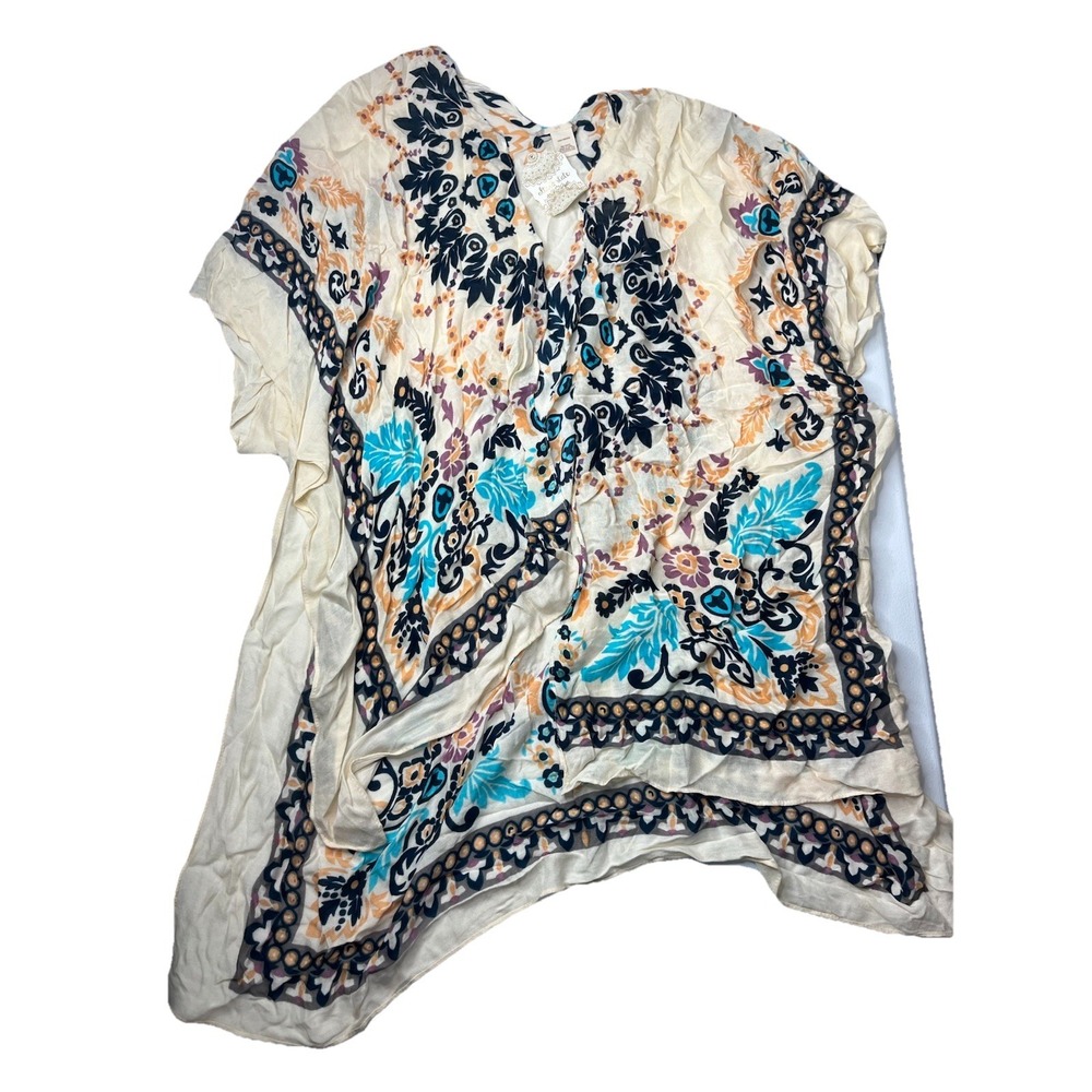 Altar'd State Boho Kimono Cardigan Duster Paisley Beach Cover Up OS